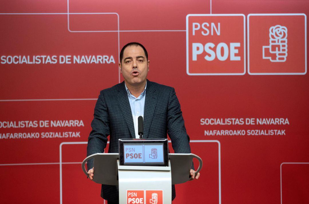 El secretario de Organización del Partido Socialista de Navarra (PSN), Ramón Alzórriz