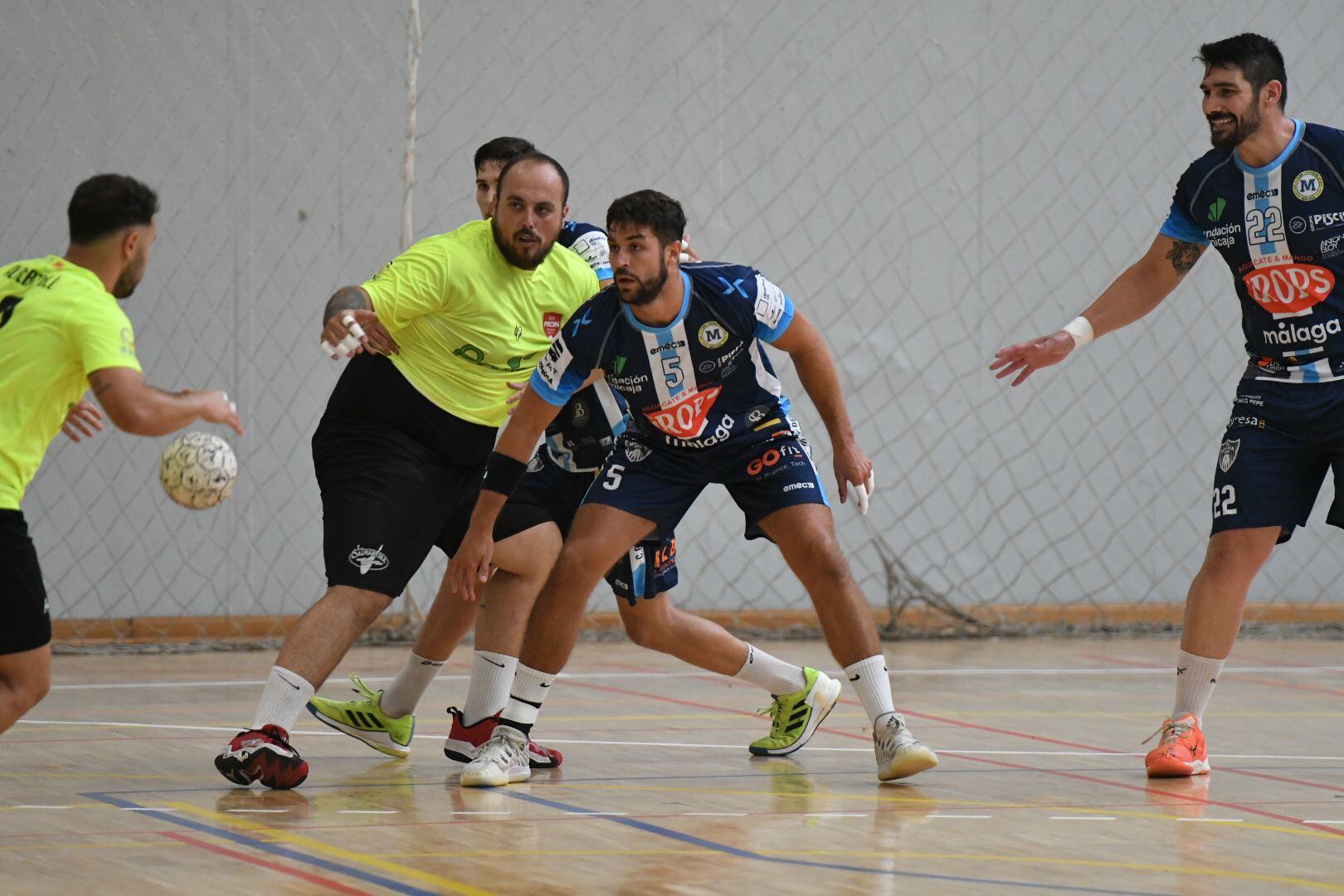 El Trops Málaga en un amistoso de pretemporada