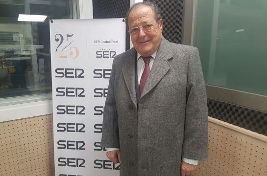 Segundo Alcázar en los estudios de SER Ciudad Real