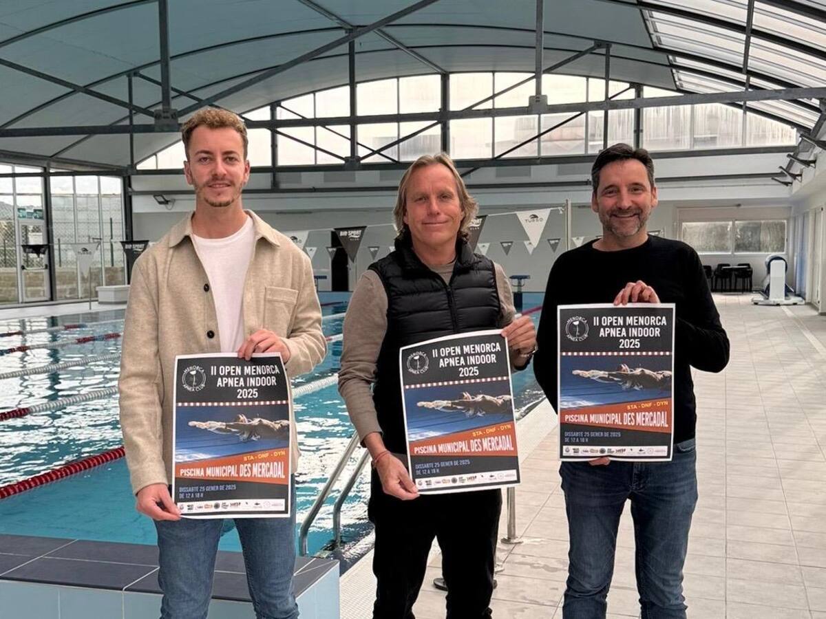 Es Mercadal acollirà la segona edició de l’Open Apnea Indoor de Menorca