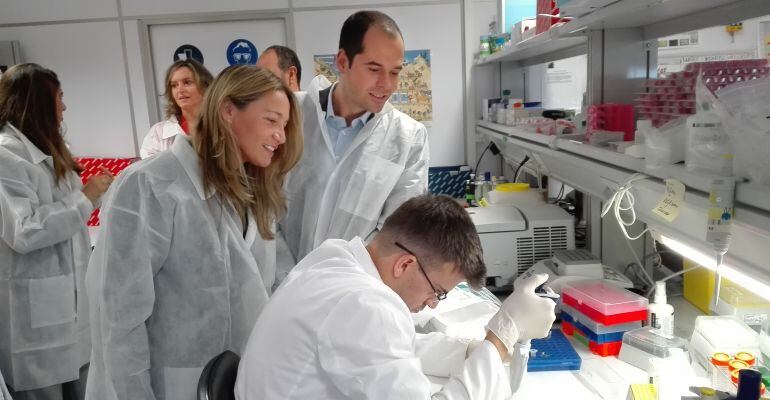 Ignacio Aguado, portavoz C´s Asamblea de Madrid en su visita al Parque Tecnológico de Madrid en Tres Cantos