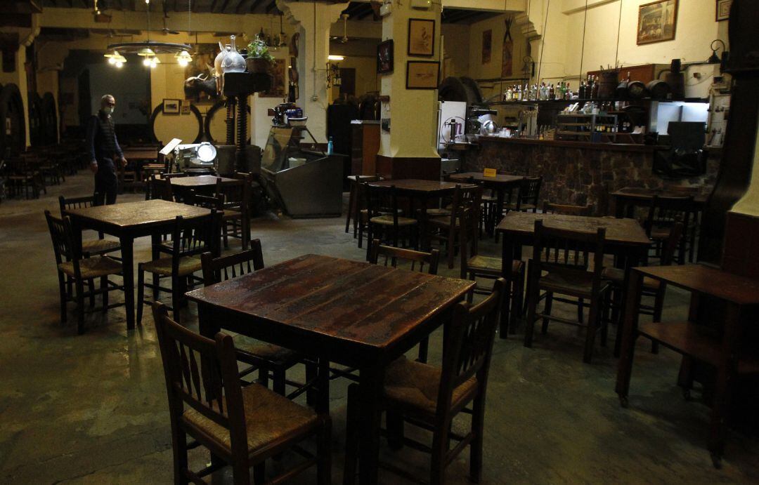 Imagen de archivo del interior de un restaurante.