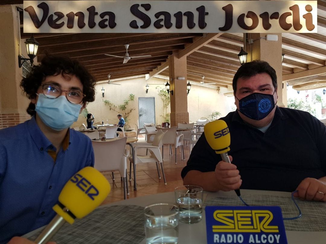 Ferrán y Juanjo en la Venta Sant Jordi