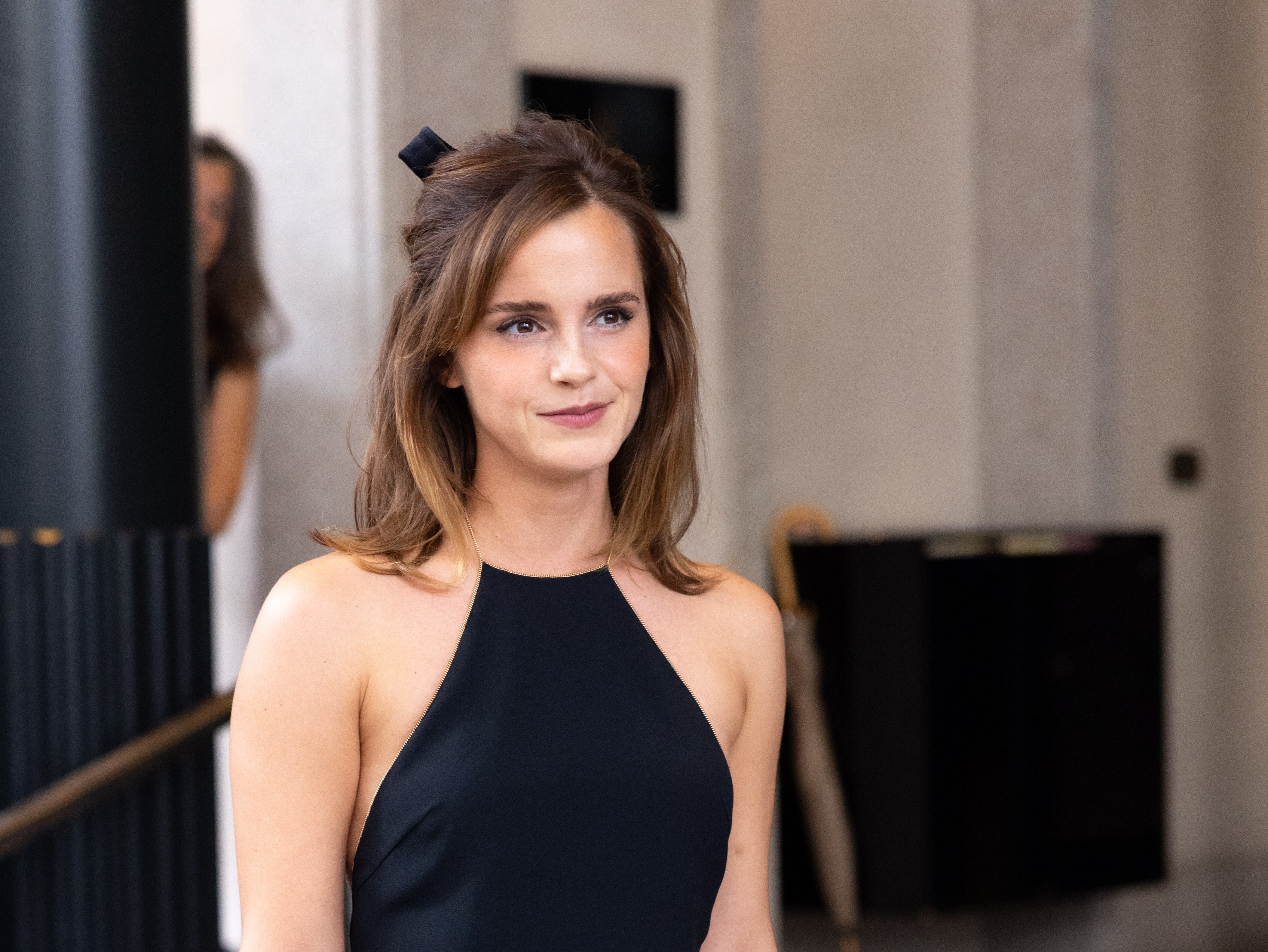 La actriz y modelo británica Emma Watson