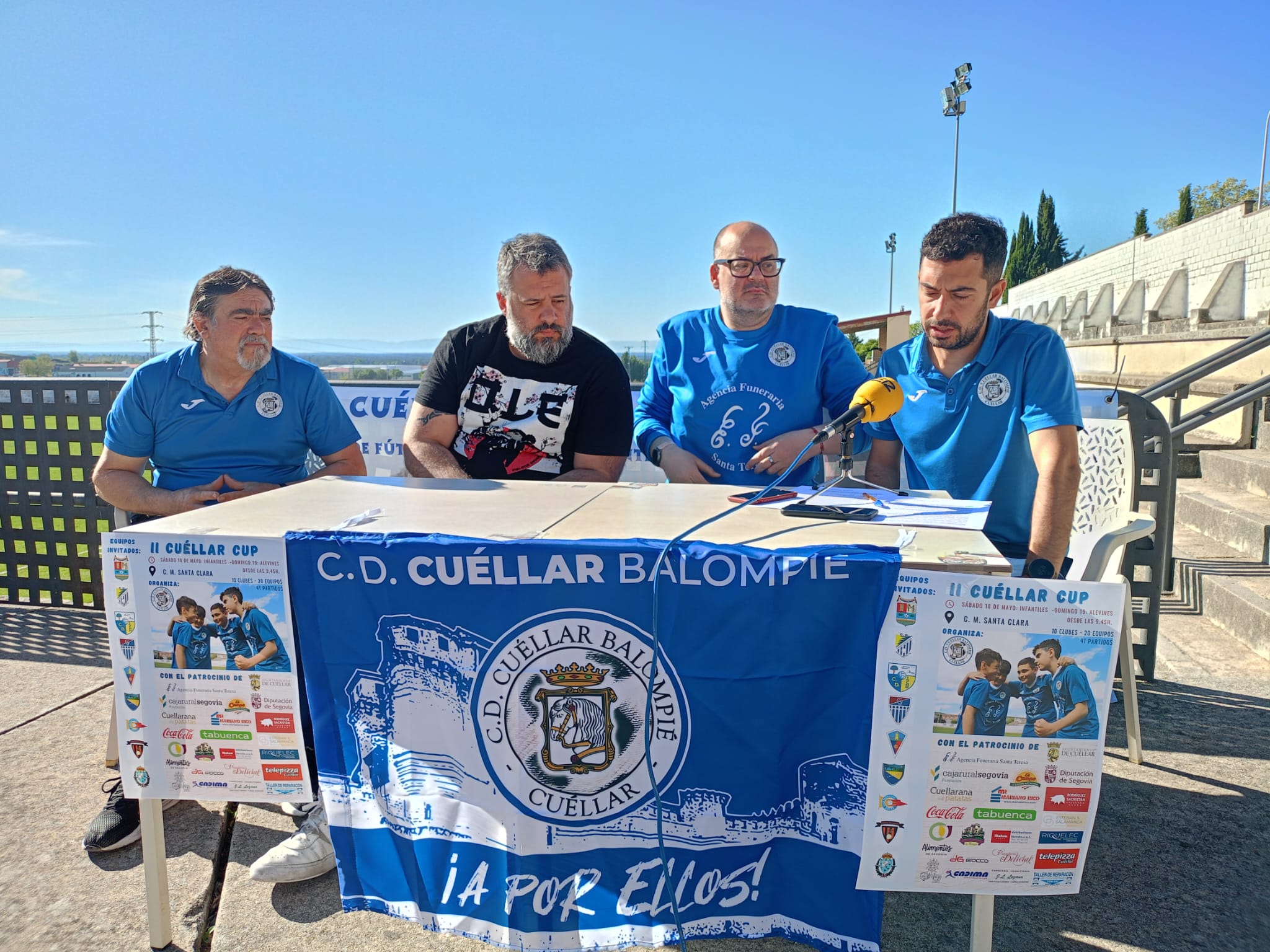 Presentación de la II Cuéllar Cup que organiza el CD Cuéllar Balompié