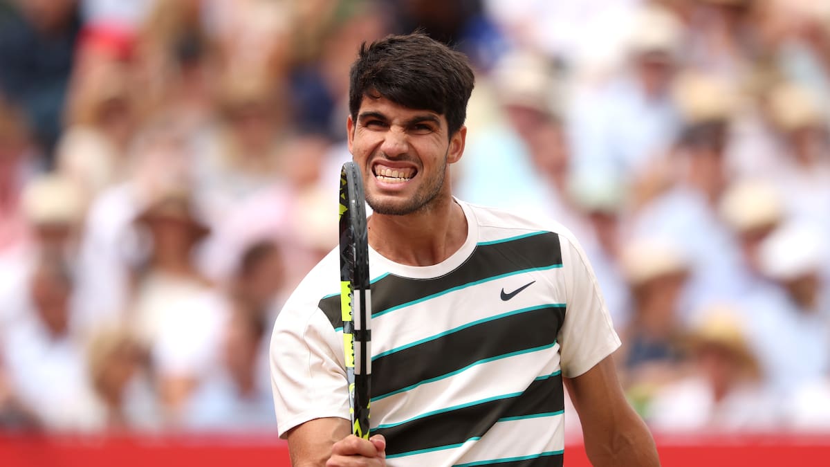 Alcaraz recupera su trono en Queen's tras imponerse a un peleón Lehecka (7-5, 6-7 (5), 6-2)