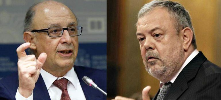 Cristóbal Montoro y Pedro Azpiazu 