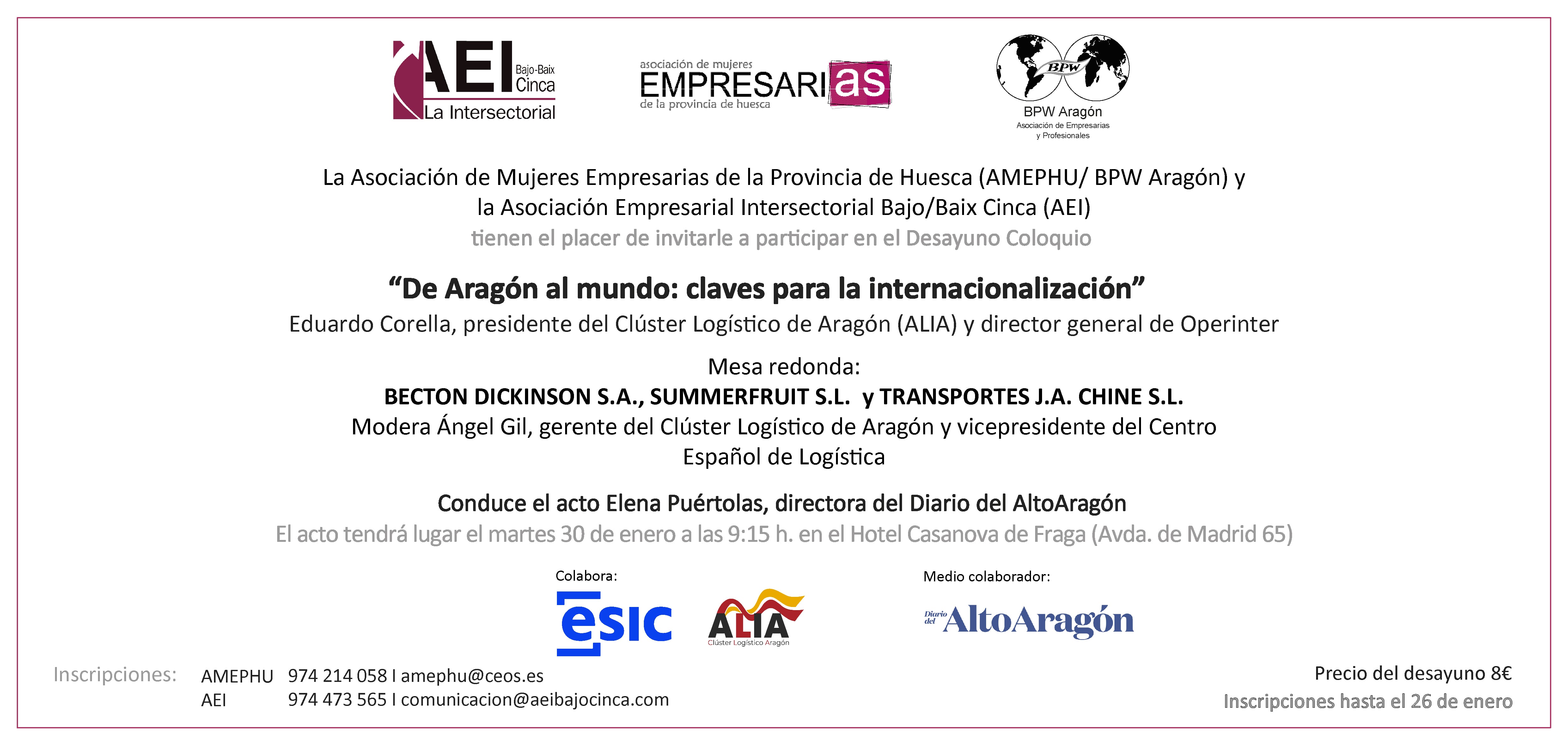 &quot;De Aragón al mundo: Claves para la internacionalización de la industria&quot;