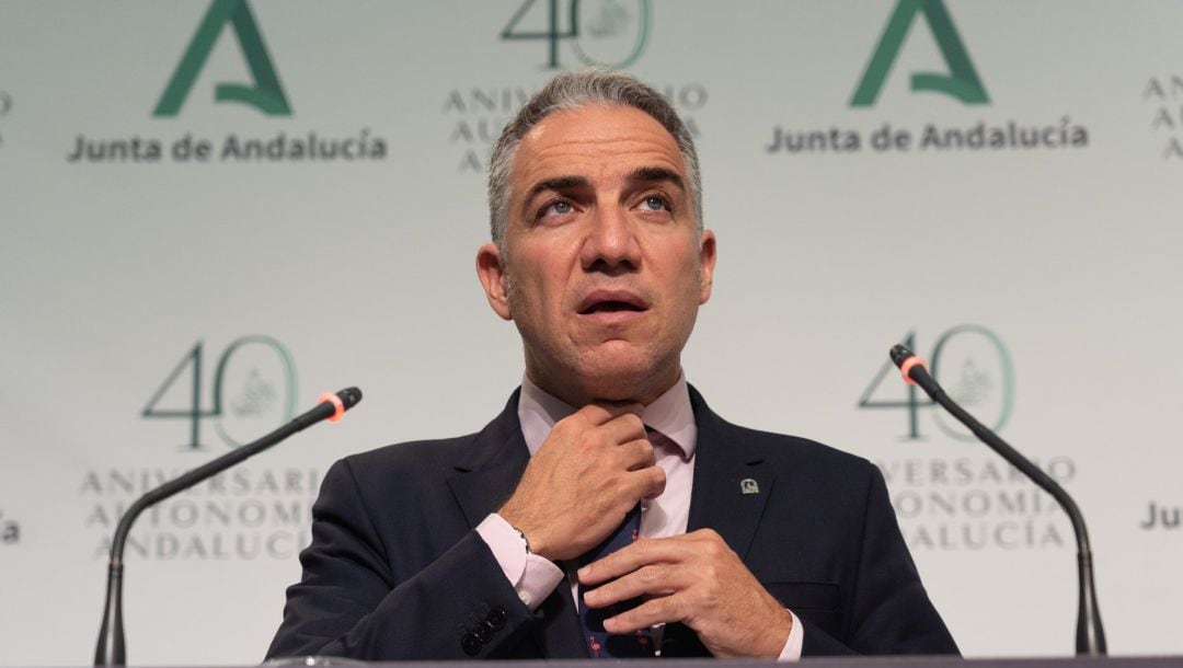 Consejero de la Presidencia, Administración Pública e Interior y portavoz del Gobierno andaluz, Elías Bendodo 