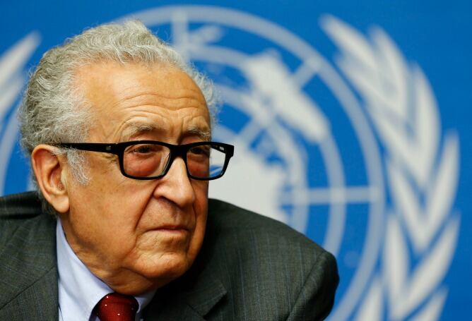 Lajdar Brahimi es el enviado especial de Naciones Unidas y la Liga Arabe a Siria