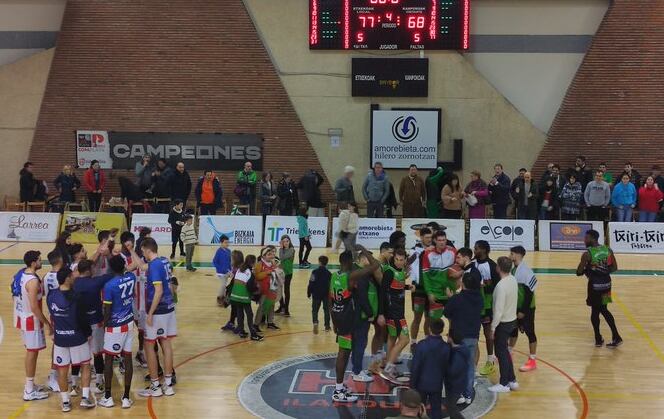 Un momento del partido