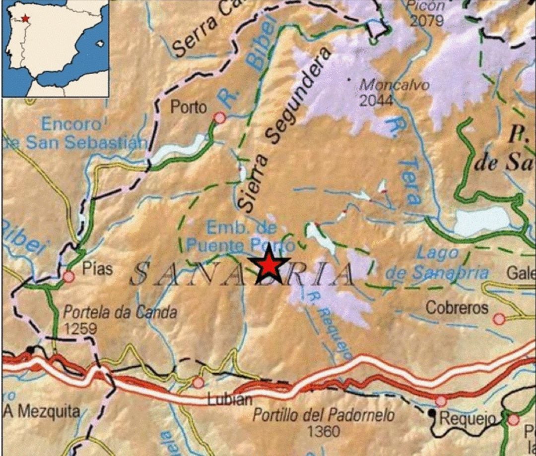 Localización del terremoto