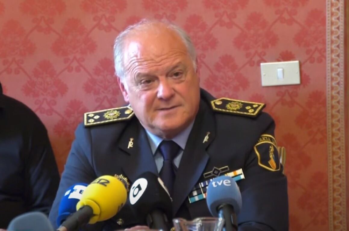 Imagen de archivo del jefe de la Policía Local de Alicante, José María Conesa