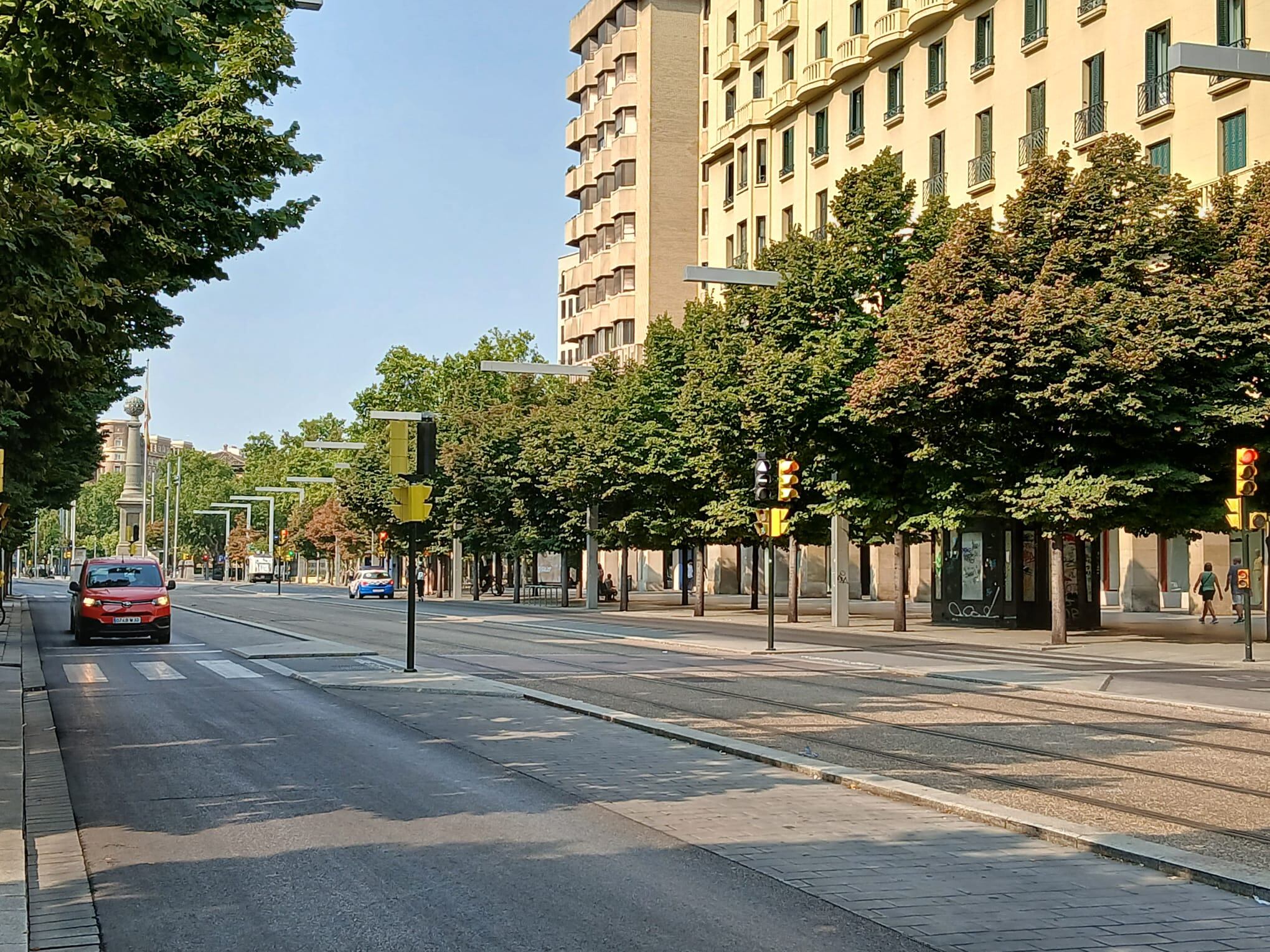 El puente de agosto deja una Zaragoza vacía