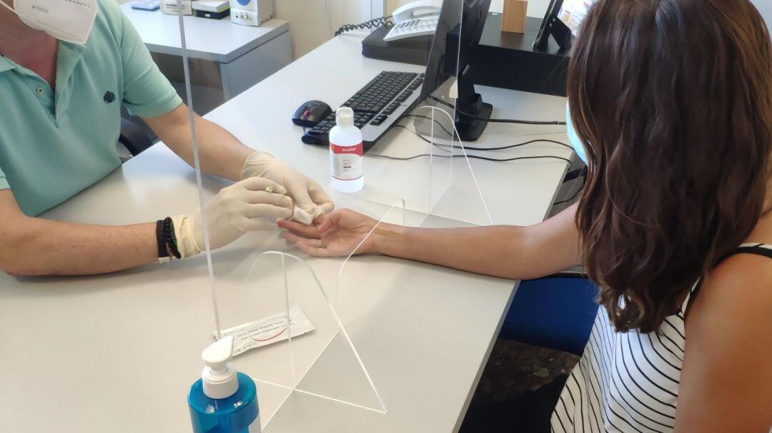 Pruebas en los centros de salud