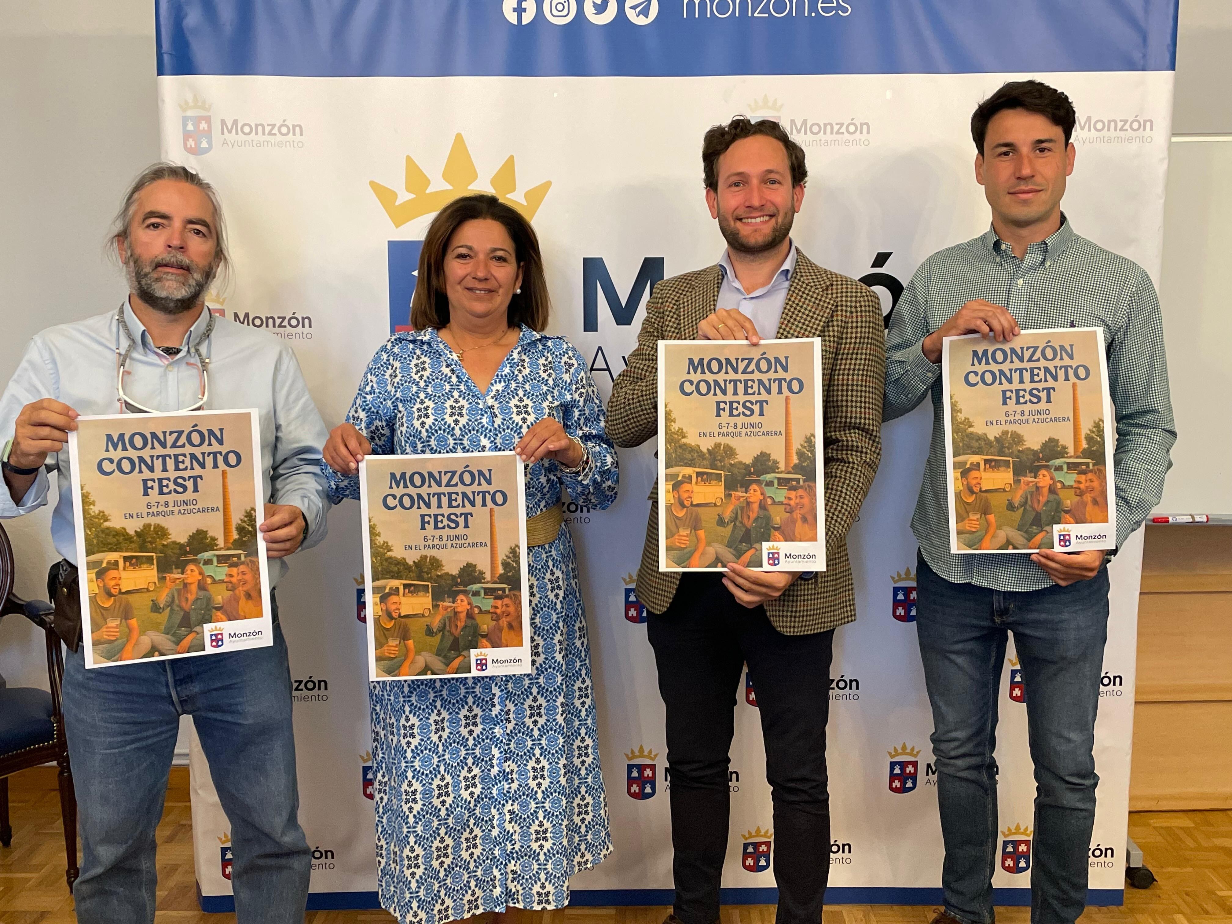 Presentación de la primera edición del Monzón Contento Fest. Foto: Ayto. de Monzón