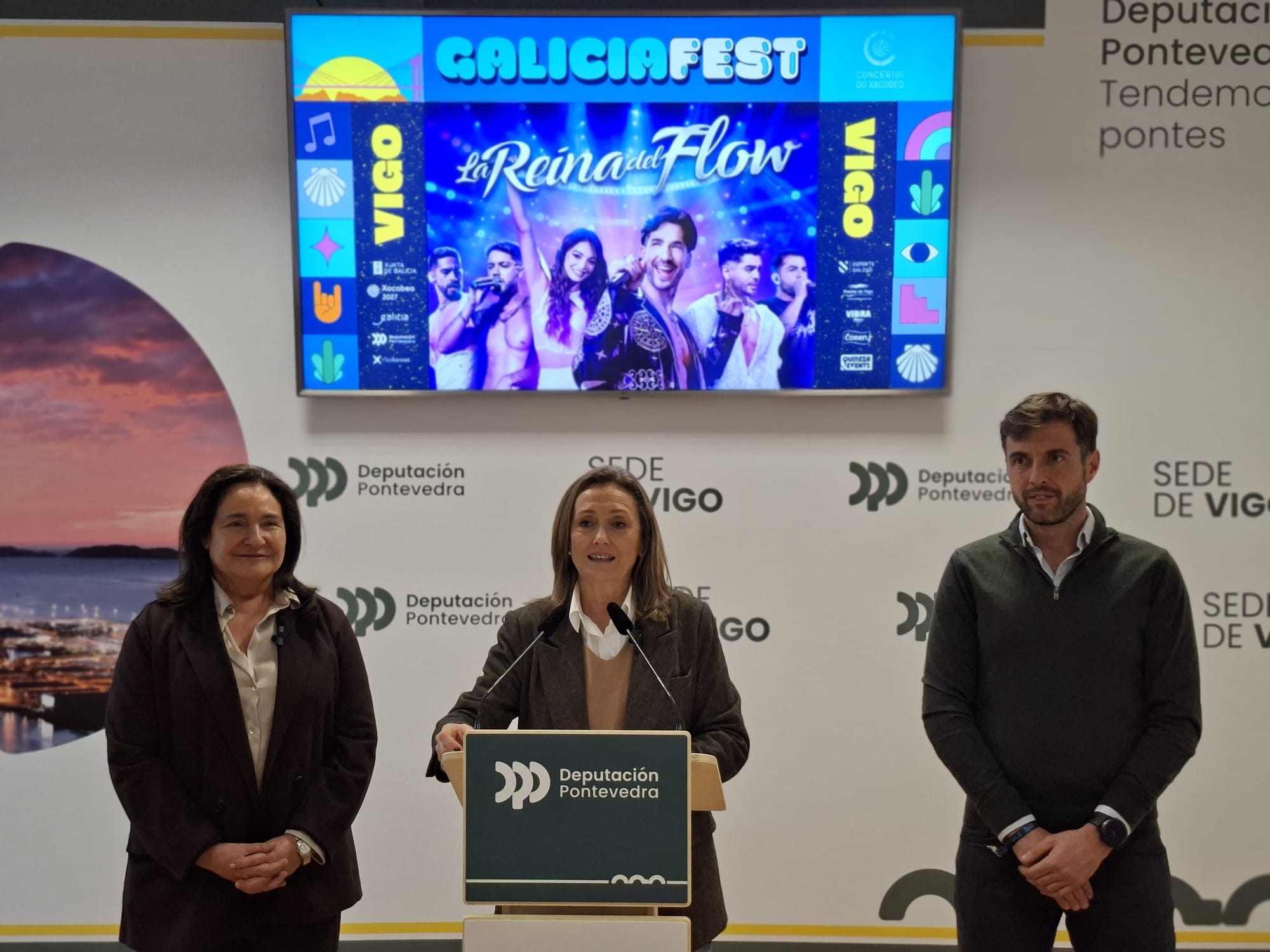 Luisa Sánchez y Ana Ortiz presentan el concierto de La reina del flow en Vigo