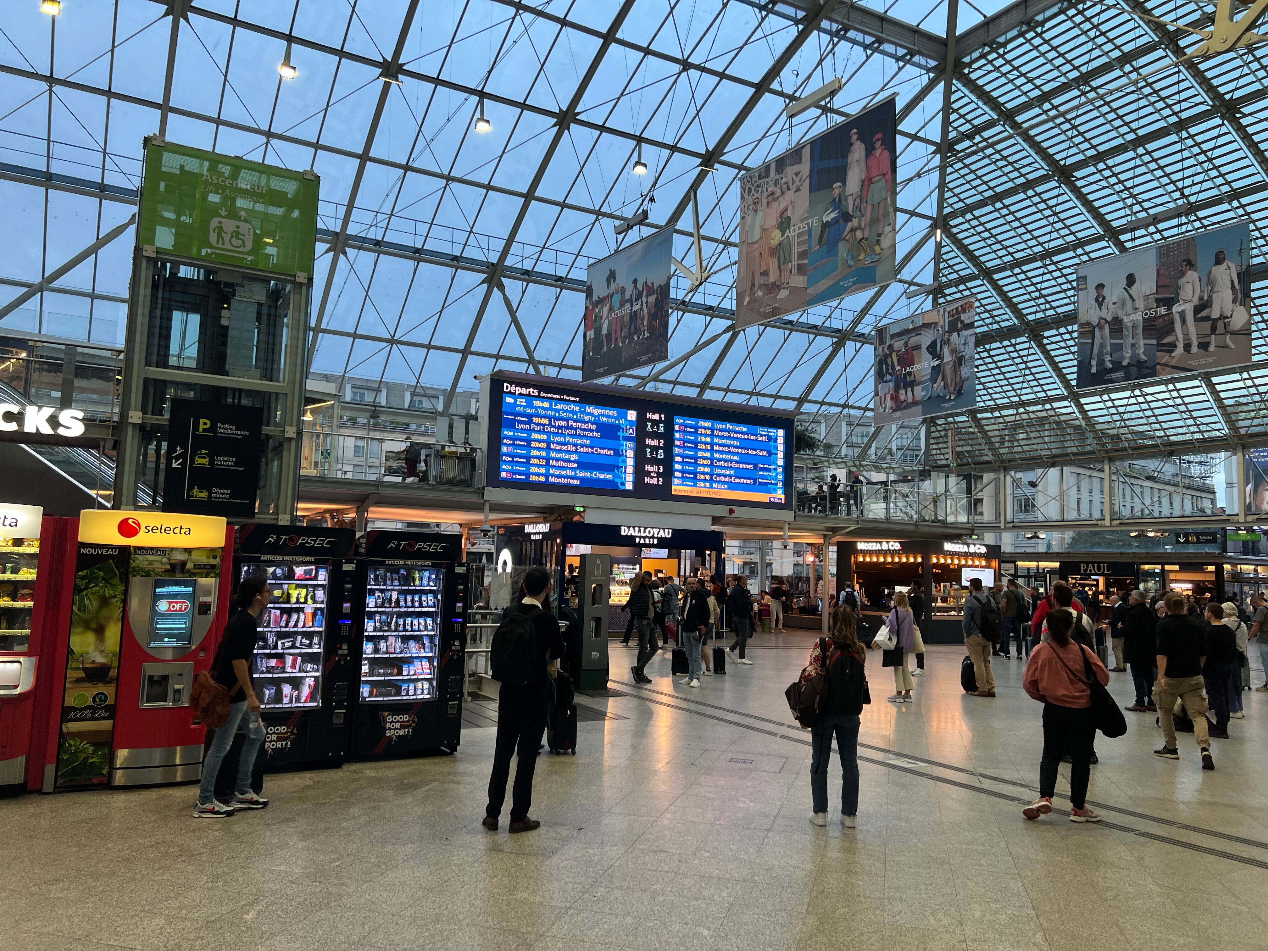 Estación de Lyon, Francia.