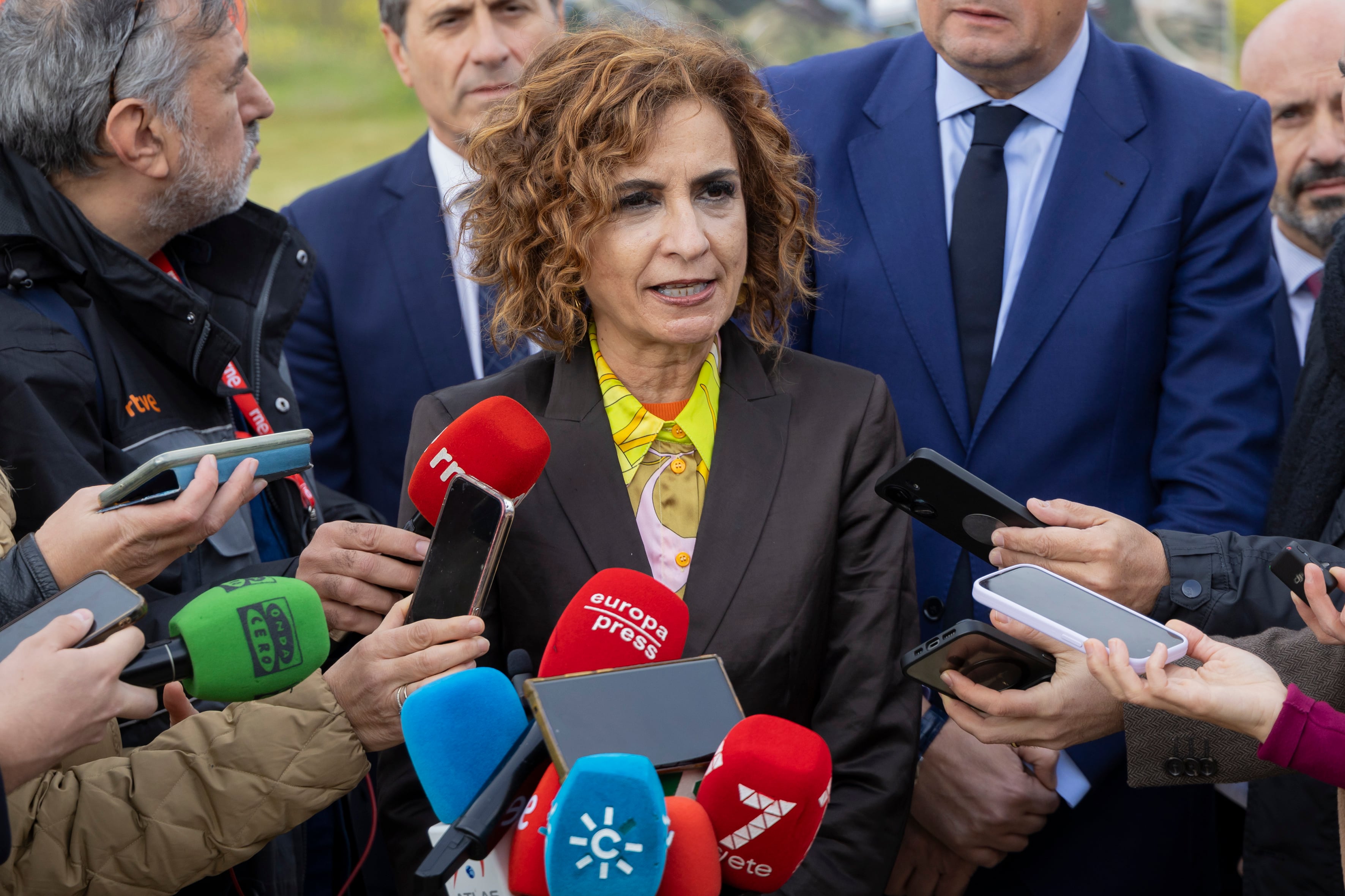 MÁLAGA, 17/01/2025.-La vicepresidenta primera y ministra de Hacienda, María Jesús Montero EFE/Álvaro Cabrera