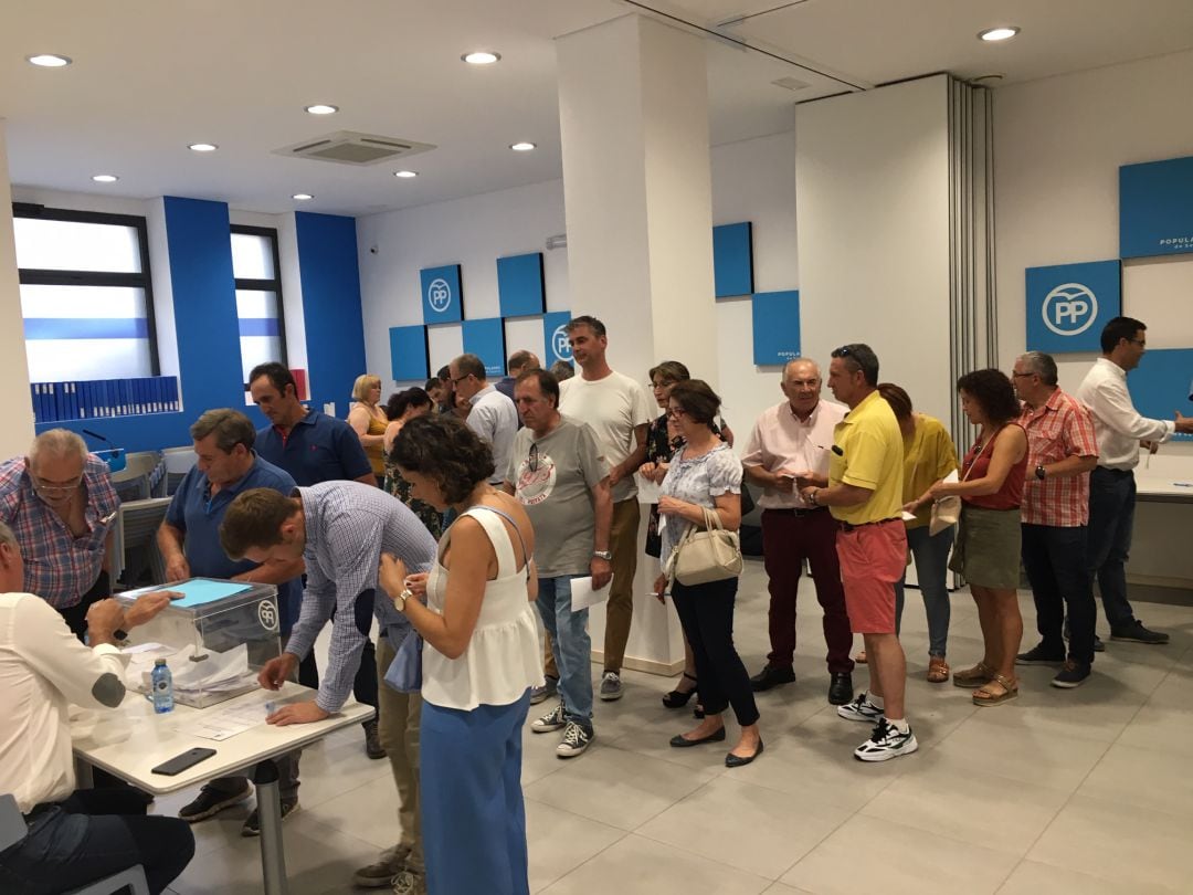 Votaciones en el Partido Popular de Segovia 