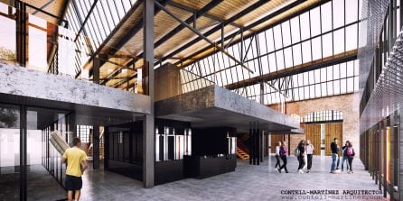 Figuración de una de las naves de Ribes