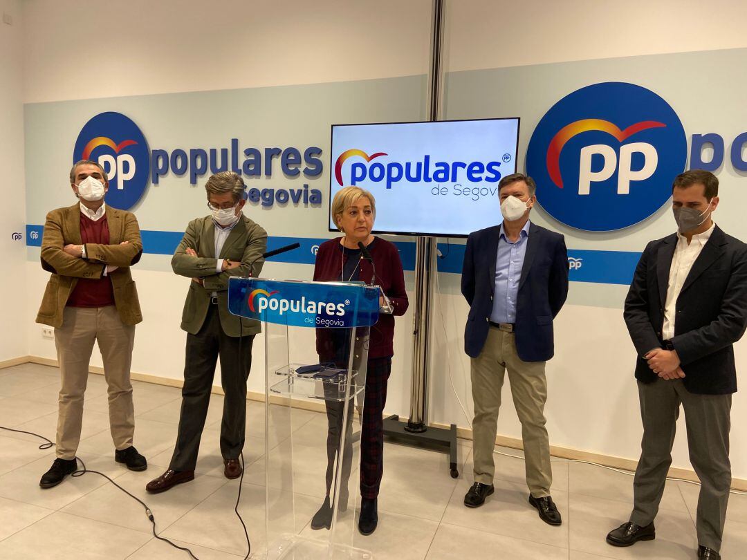 Parlamentarios del PP de Segovia