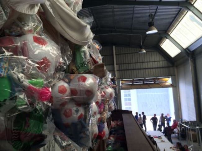 Carroza Grupo Sardinero Ulises cargada con 55.000 juguetes.