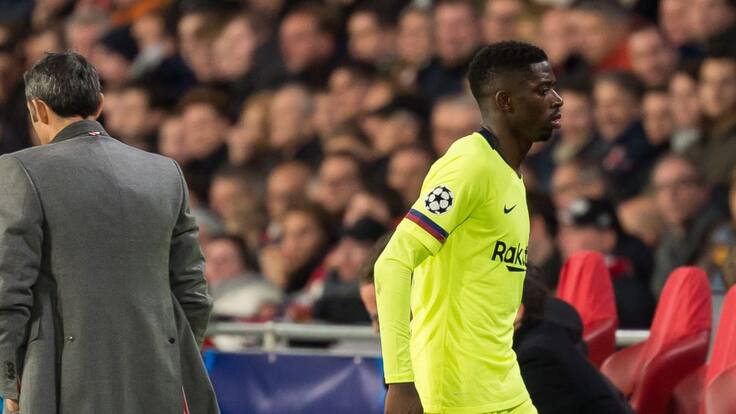 El cuerpo técnico y los servicios médicos del Barcelona, hartos de Dembélé