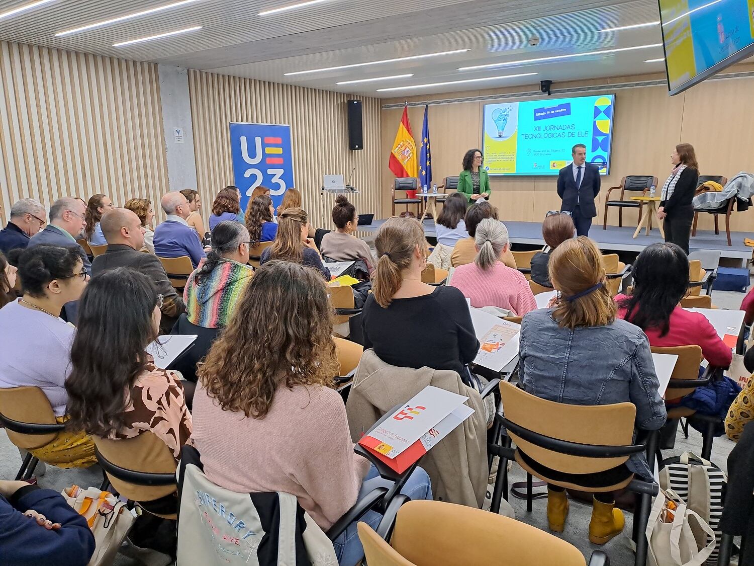 La sociedad de Promoción del Ayuntamiento de Burgos se presenta en Bruselas como destino de turismo idiomático