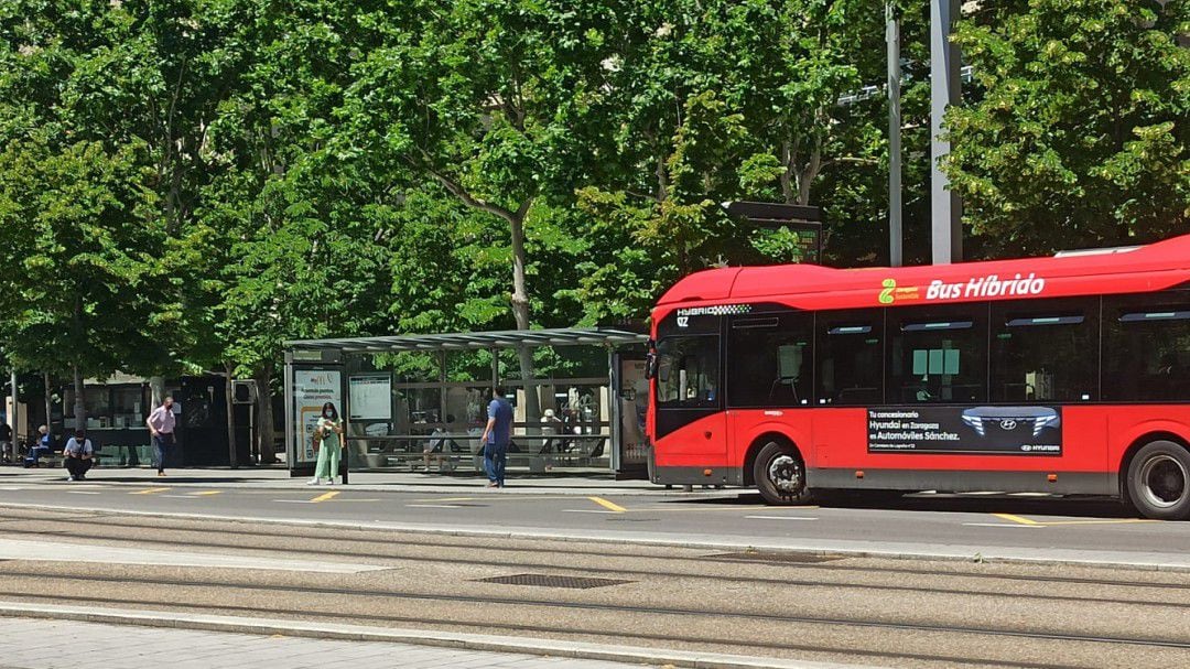 Autobús urbano en Zaragoza