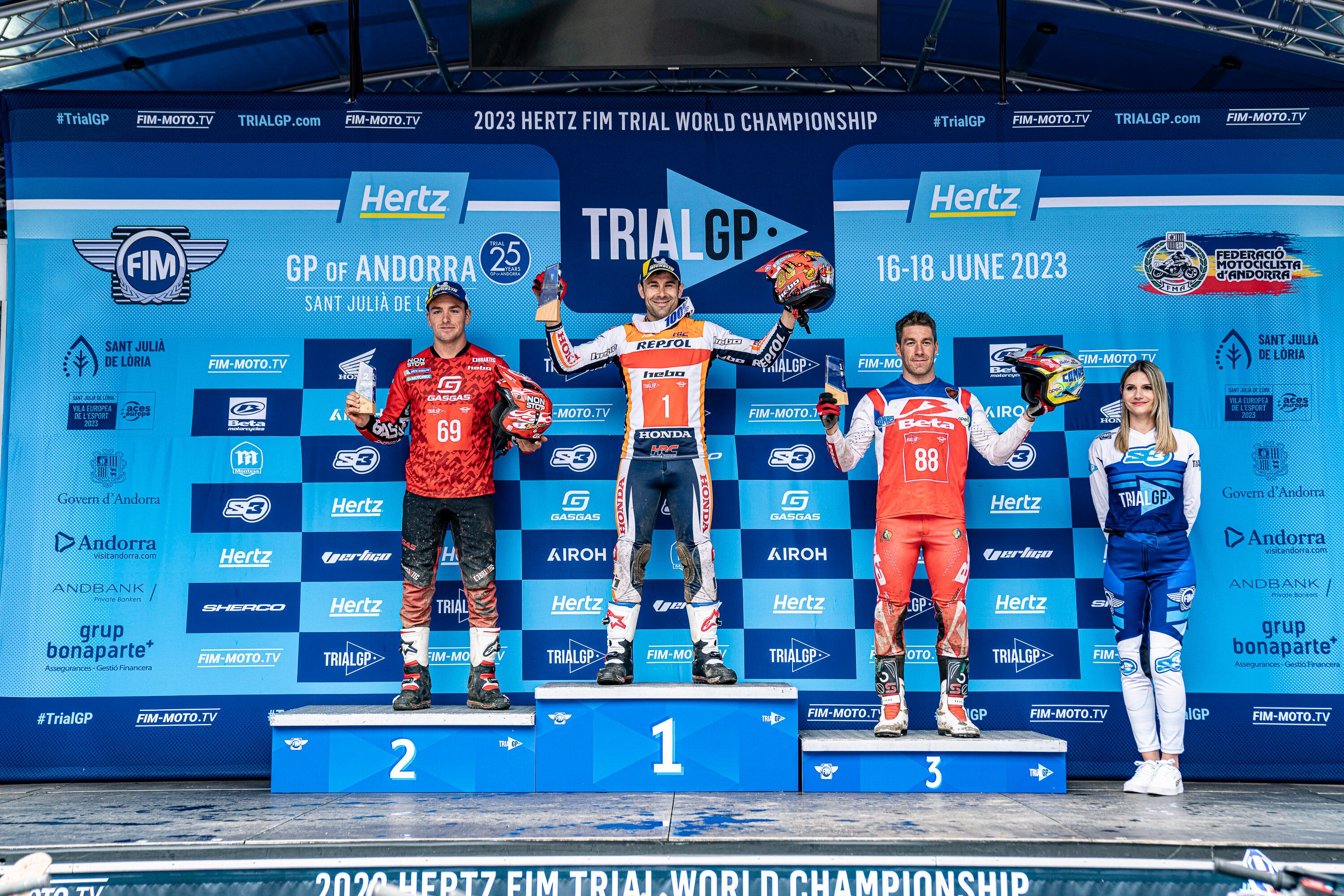 Toni Bou al trial de Sant Julià de l'any passat. El pilot resident tornarà a ser l'atracció de l'edició del 2024 que arrenca el 6 de juny.