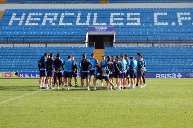 Imagen del entrenamiento del Hércules en el Rico Pérez