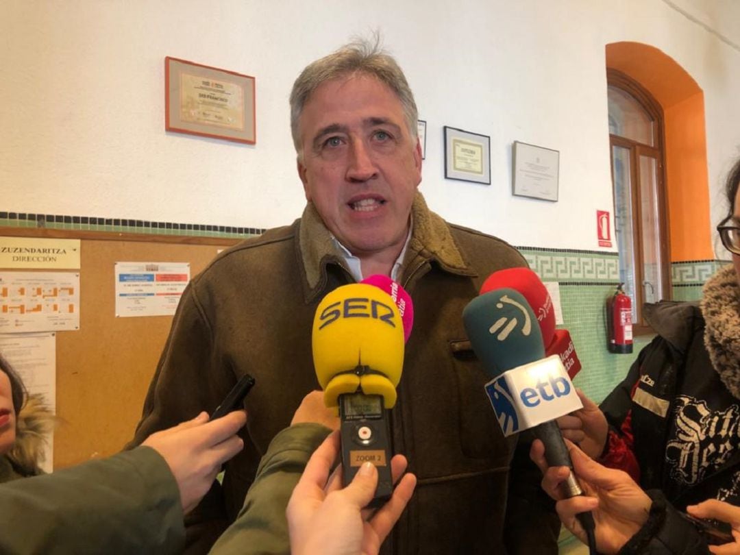 Joseba Asiron, alcalde de Pamplona