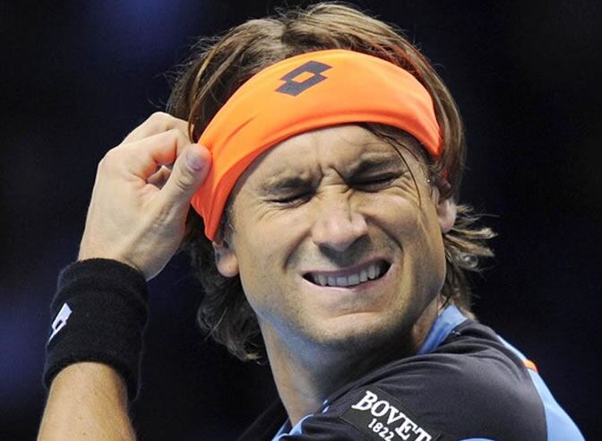 Ferrer se lamenta por un fallo ante Tipsarevic