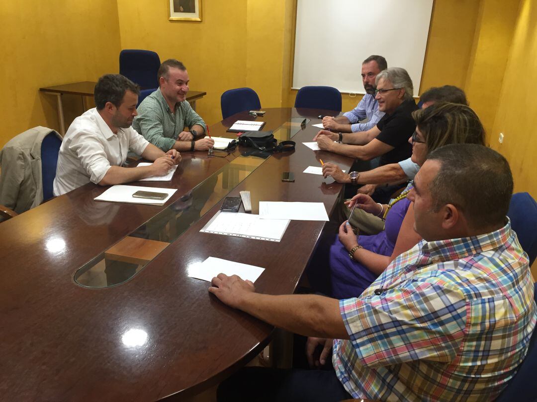 Reunión entre Comercio Jaén y PSOE