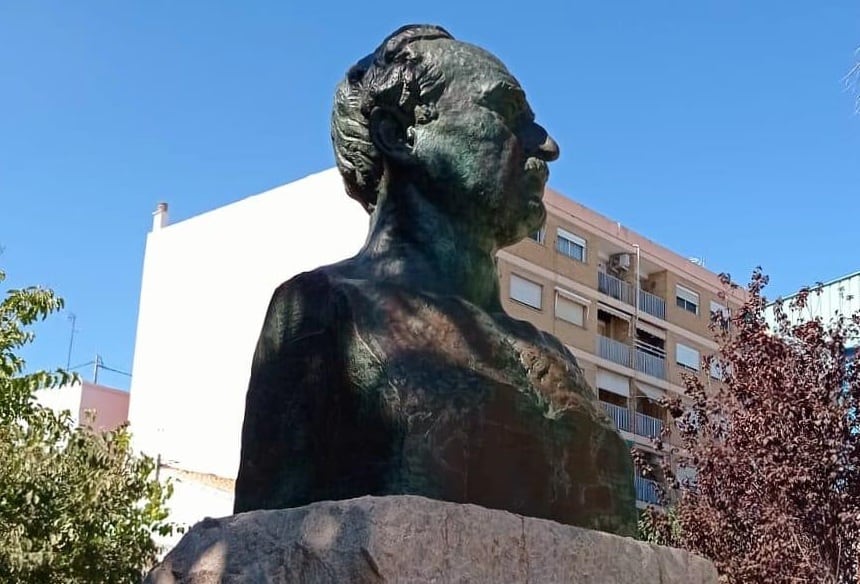 Busto de Blasco Ibáñez en la Casa Museo del autor.