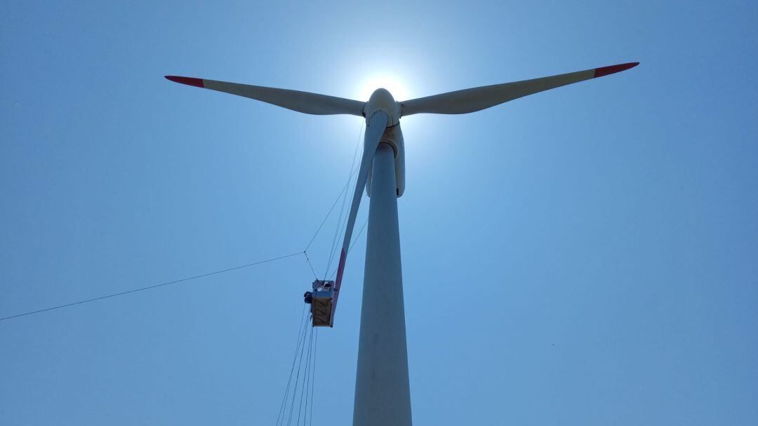 El parc eòlic va generar al 2021 manco energia que al 2020.