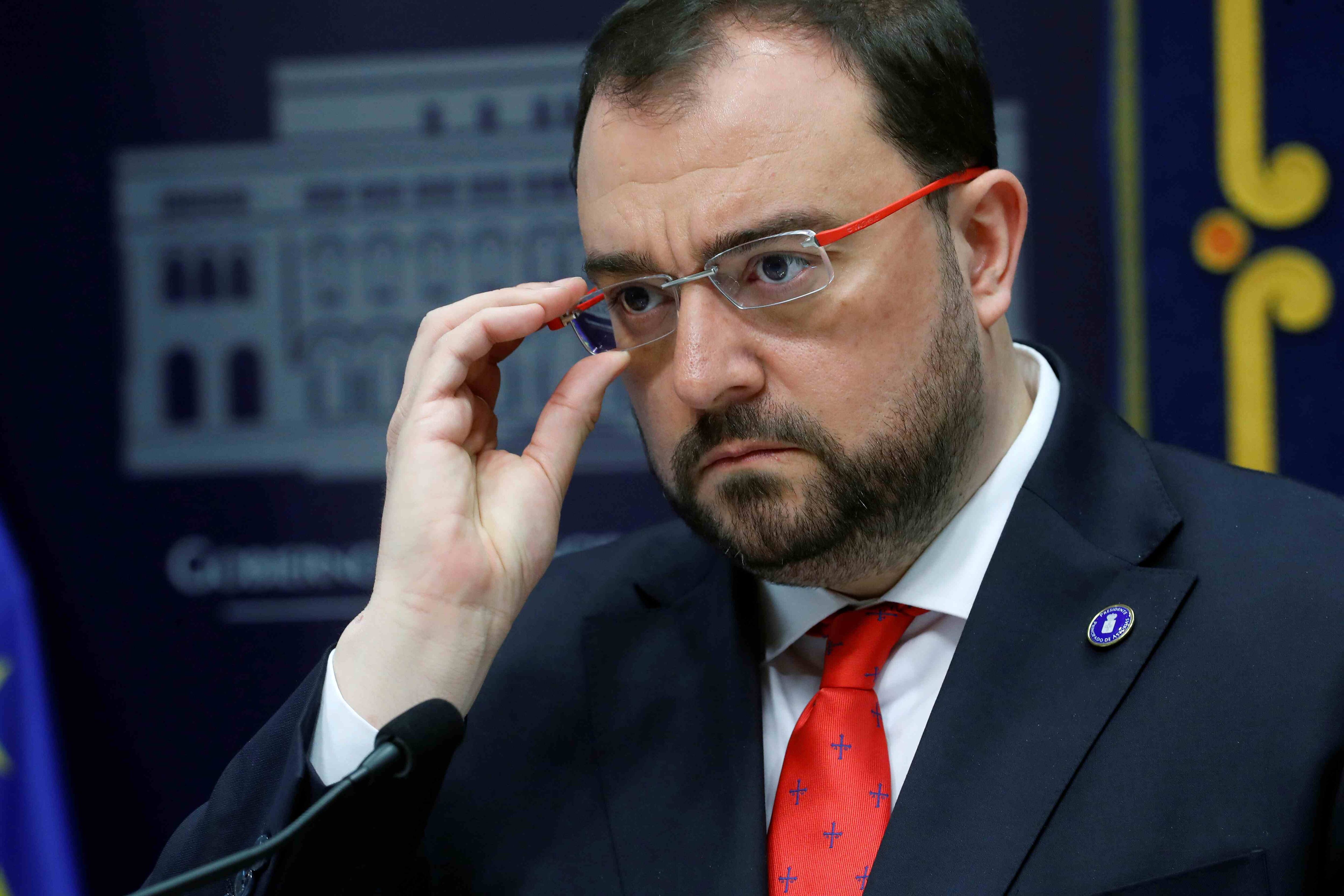 Adrián Barbón, presidente del Principado de Asturias