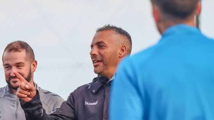 Maziño: "Está trabajando muy bien con y sin balón"