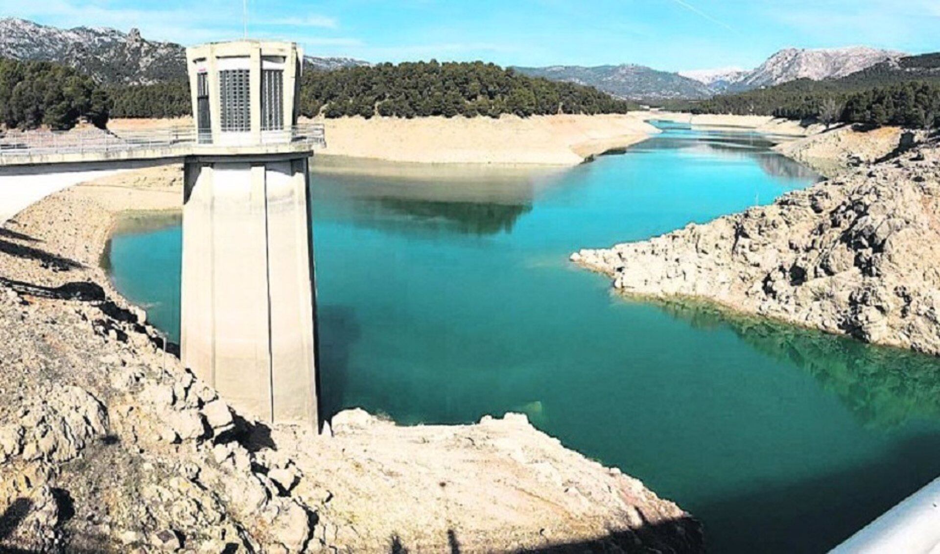 Presa de La Bolera, en Pozo Alcón