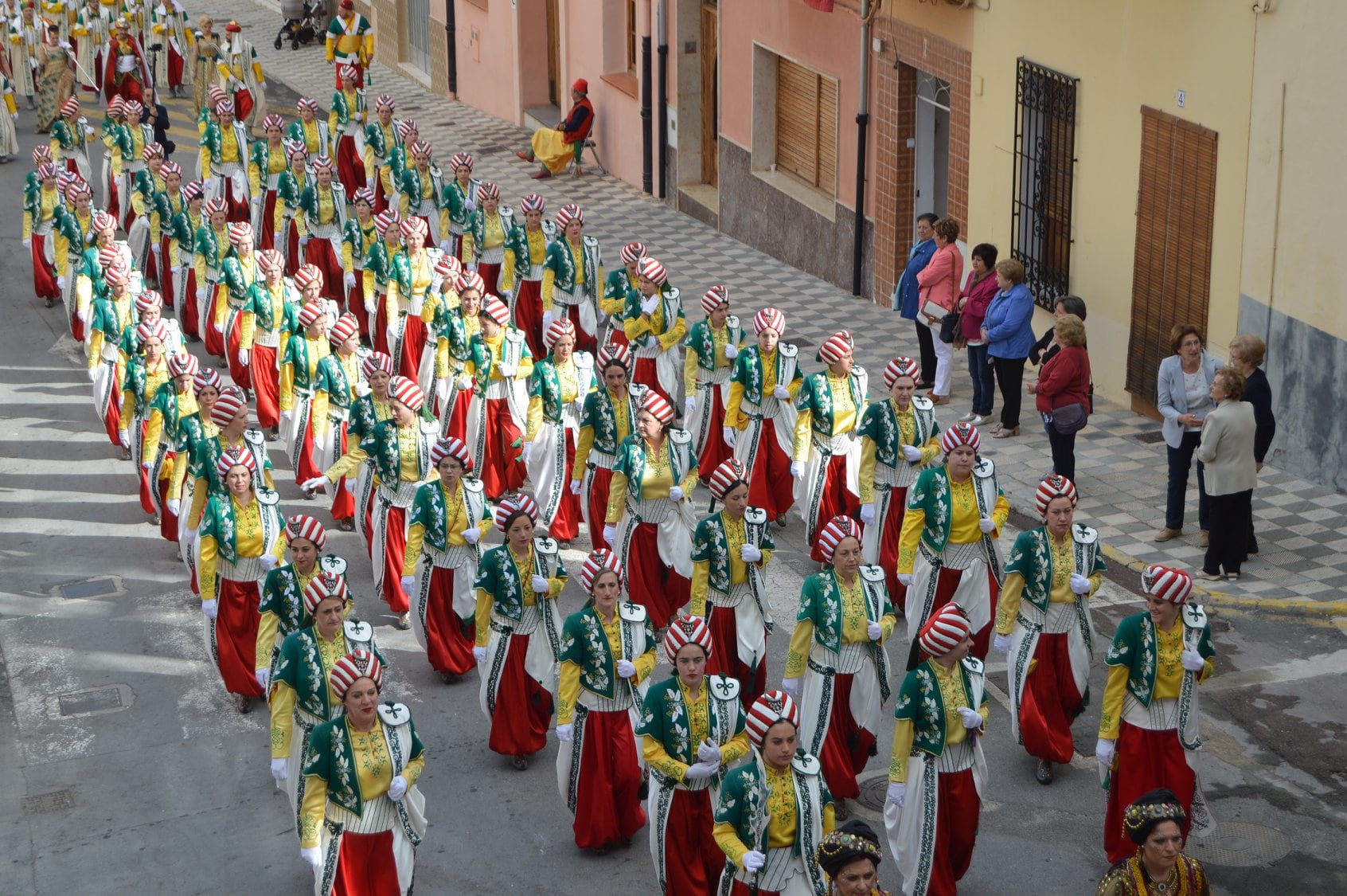 Moras Vells en el desfile. Foto de 2019