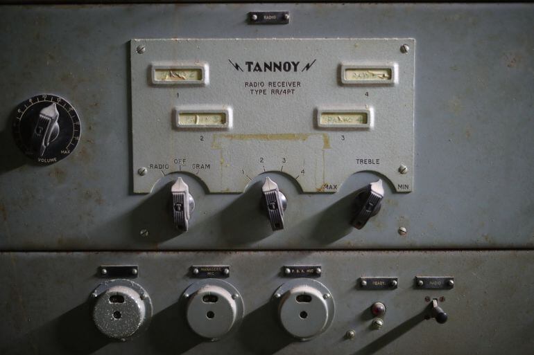  The radio communication system of the hidden fire station of a Black Country factory on February 13, 2017 in Dudley, England. A fire station that has been untouched since the 1960&#039;s has been discovered in a lock up on the premises of the Alan Nuttal Part