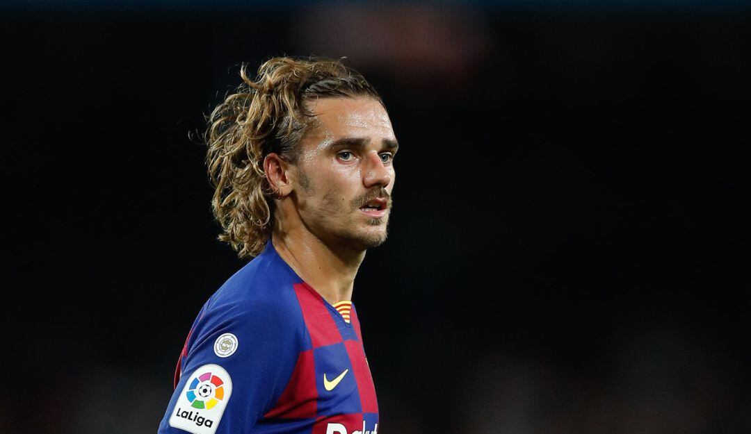 Antoine Griezmann durante el partido Barça-Valencia