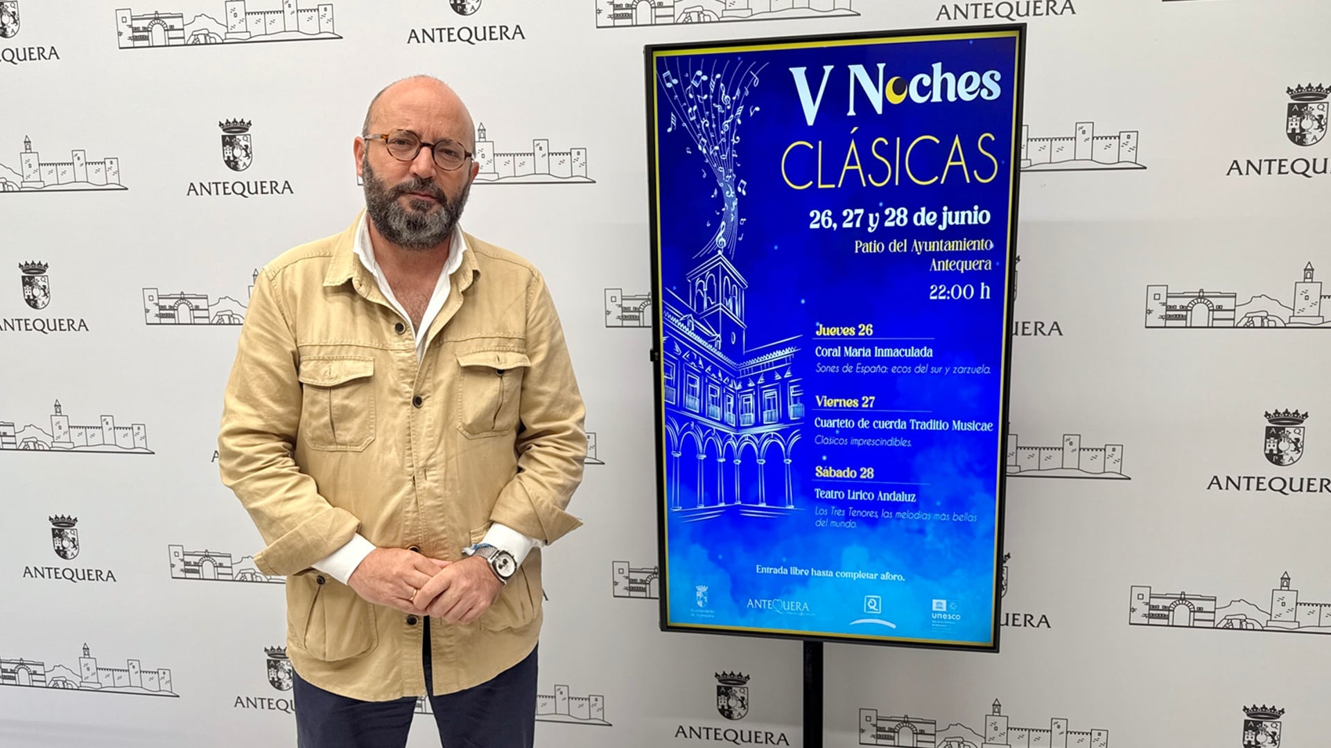 Presentación V Noches Clásicas Antequera