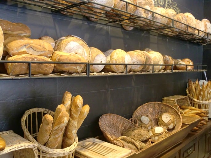 Madre hizo pan, la panadería encargada de traer a los chefs para la elaboración de los bocadillos.