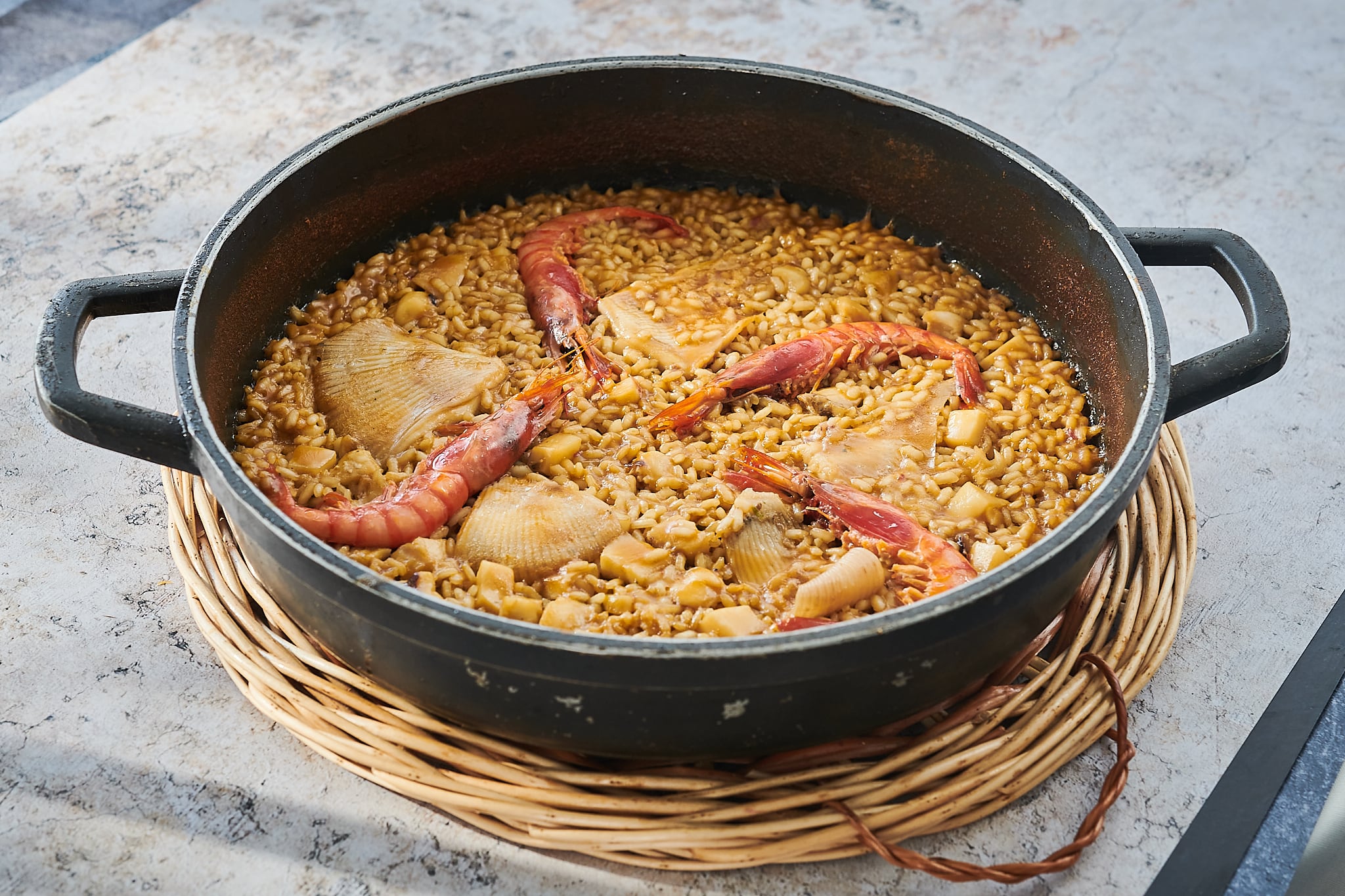 El arroz es la gran especialidad del L&#039;Algadir del Delta.