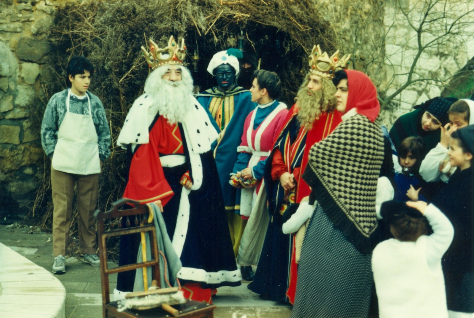 Los Reyes Magos visitan el Belén Viviente de Tenerías