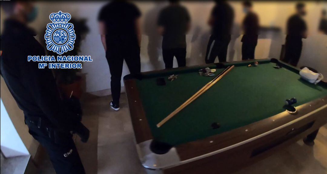 Imagen de la detención policial