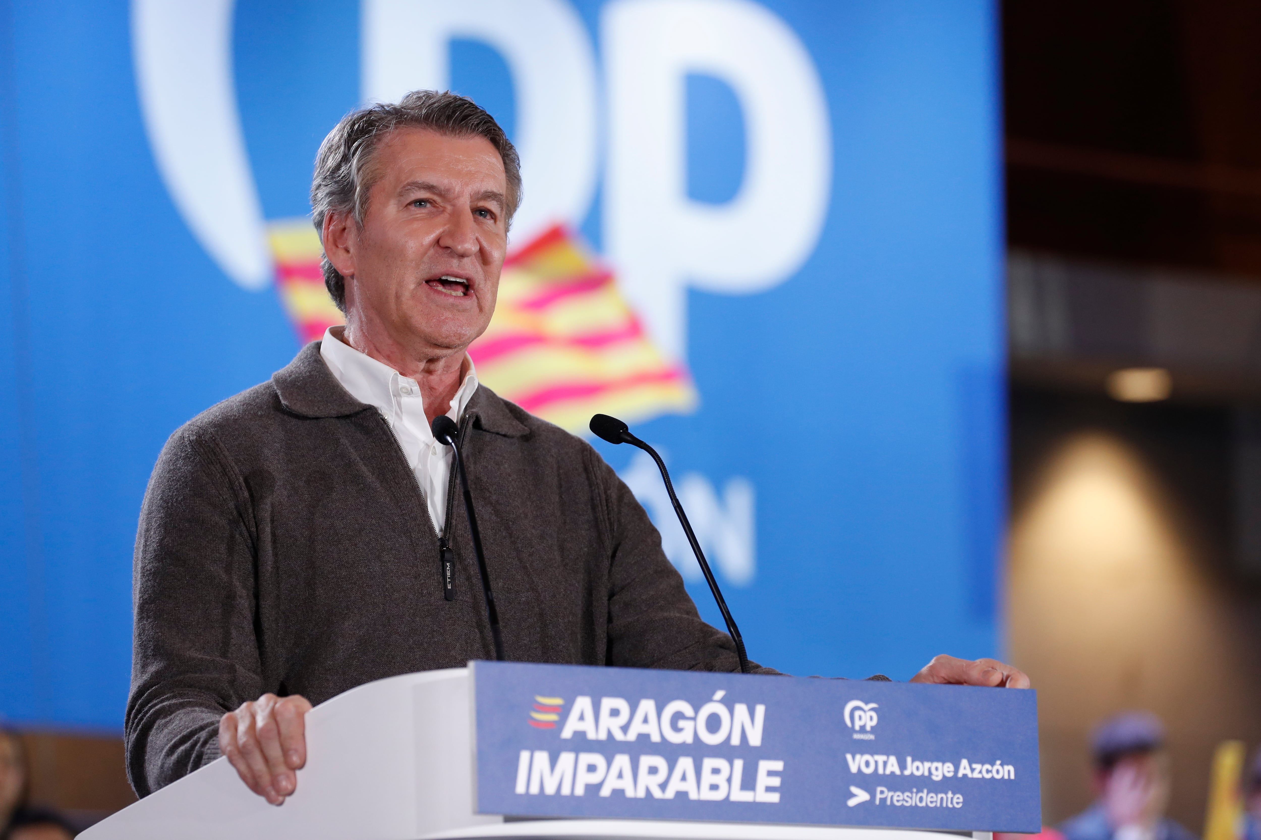 El presidente del Partido Popular, Alberto Núñez Feijóo