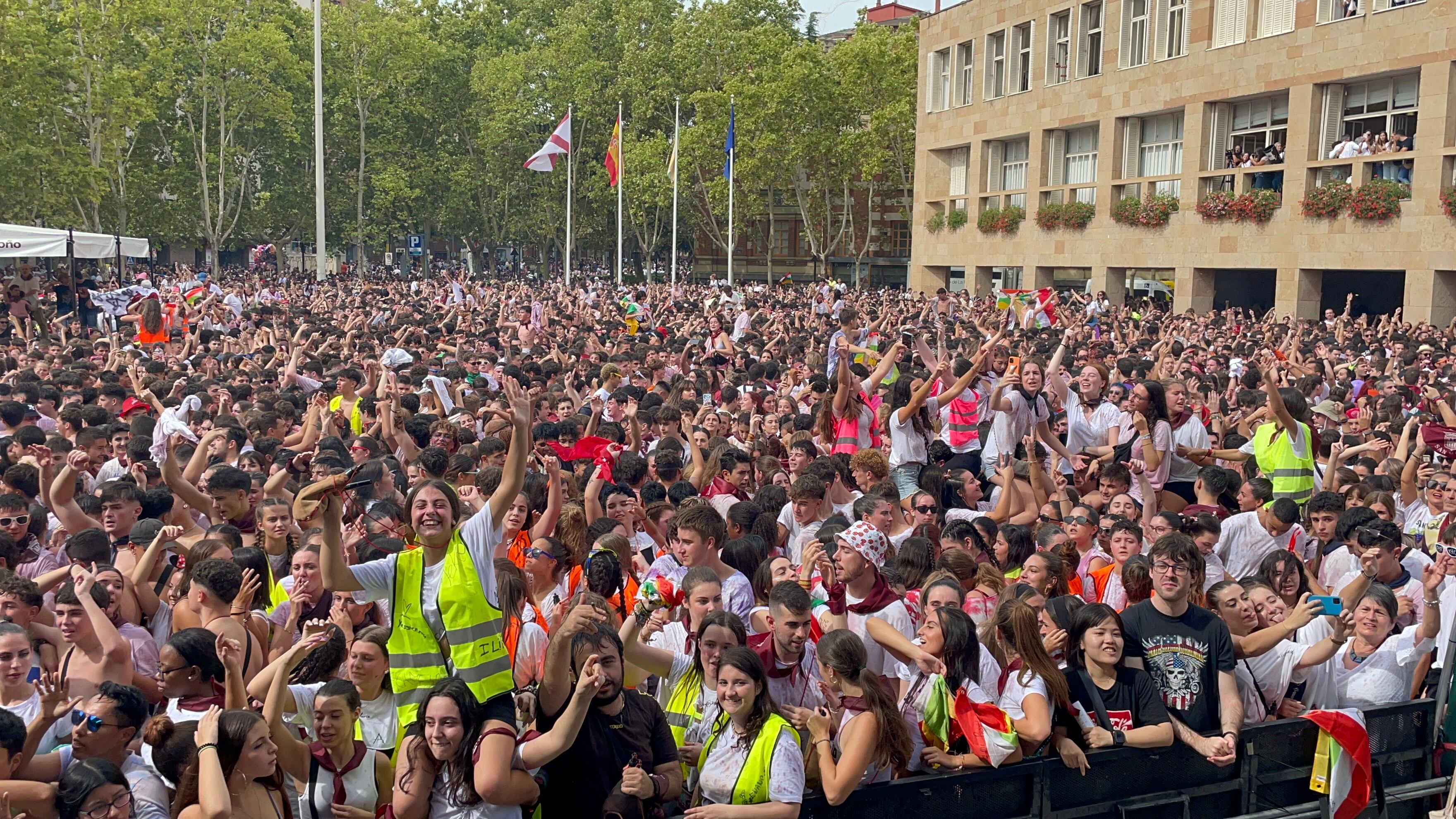 Cohete San Mateo 2023 en Logroño